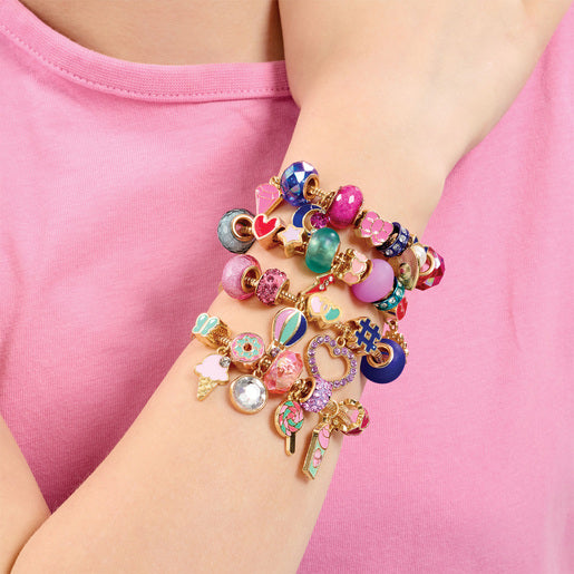 Studio Pop Sparkling Treasures Charm Bracelet Craft Set for Ages 8+