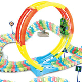 ADDO Totally Tracks Glow Loop Race Track - 165 Pieces