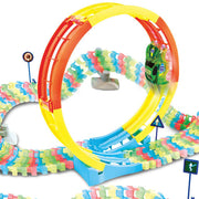 ADDO Totally Tracks Glow Loop Race Track - 165 Pieces