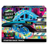 ADDO Totally Tracks Glow Race Track Set - 160 Pieces, Battery Operated
