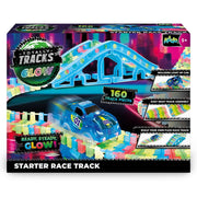 ADDO Totally Tracks Glow Race Track Set - 160 Pieces, Battery Operated