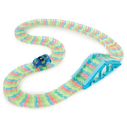 ADDO Totally Tracks Glow Race Track Set - 160 Pieces, Battery Operated