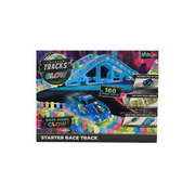 ADDO Totally Tracks Glow Race Track Set - 160 Pieces, Battery Operated