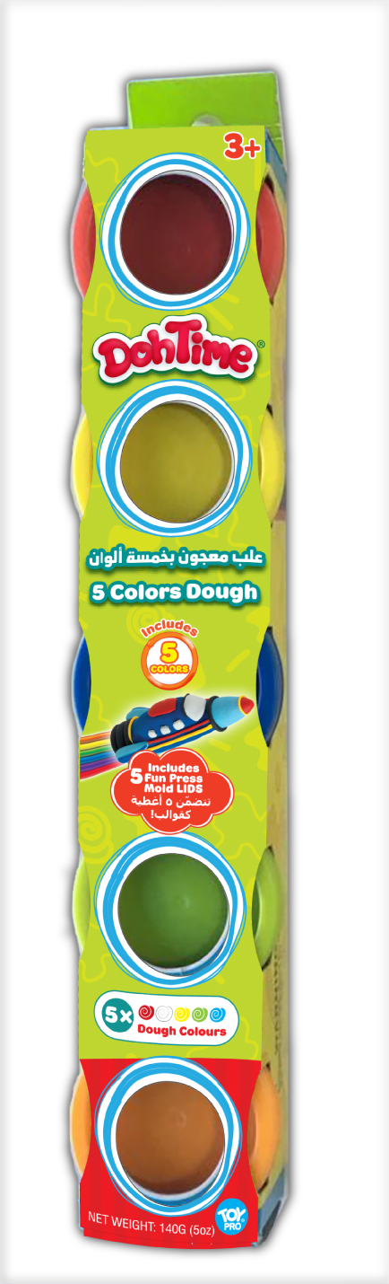 Dohtime 5 Colors Dough
