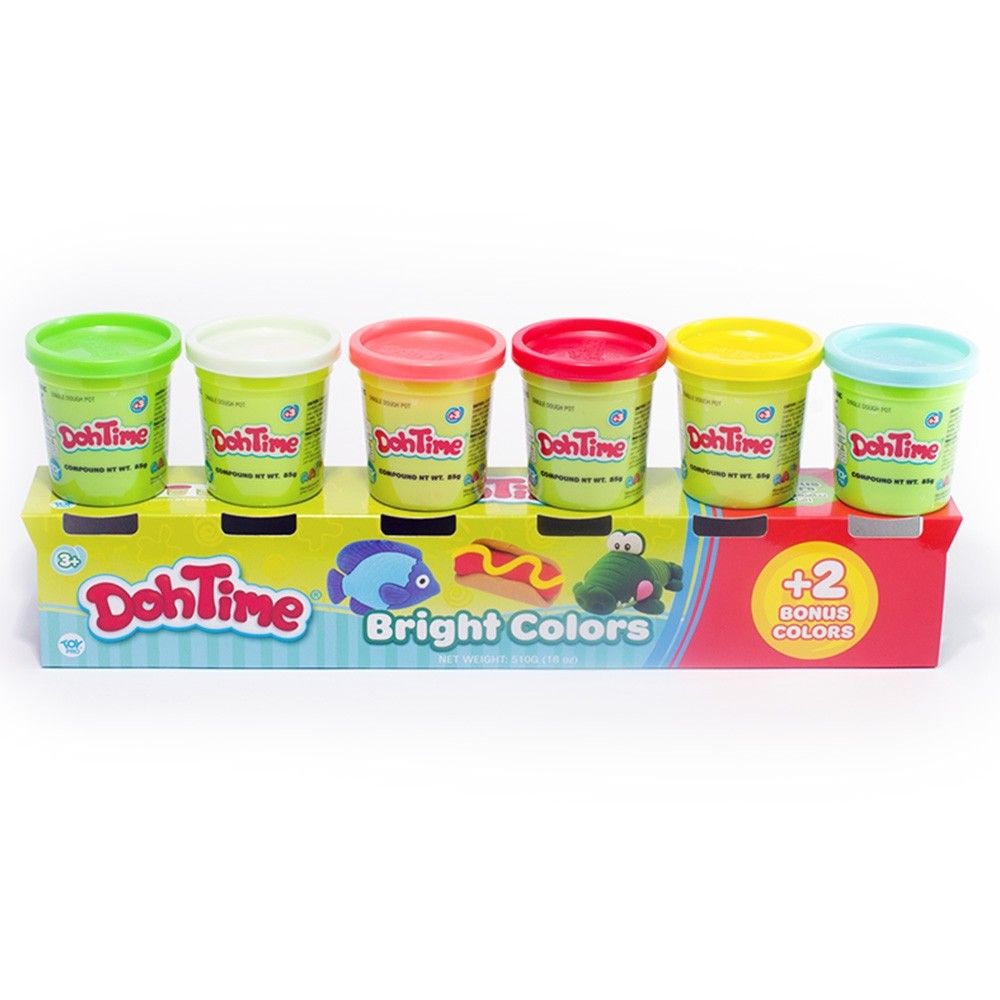 Dohtime Bright Colors 4+2 Pack Assortment