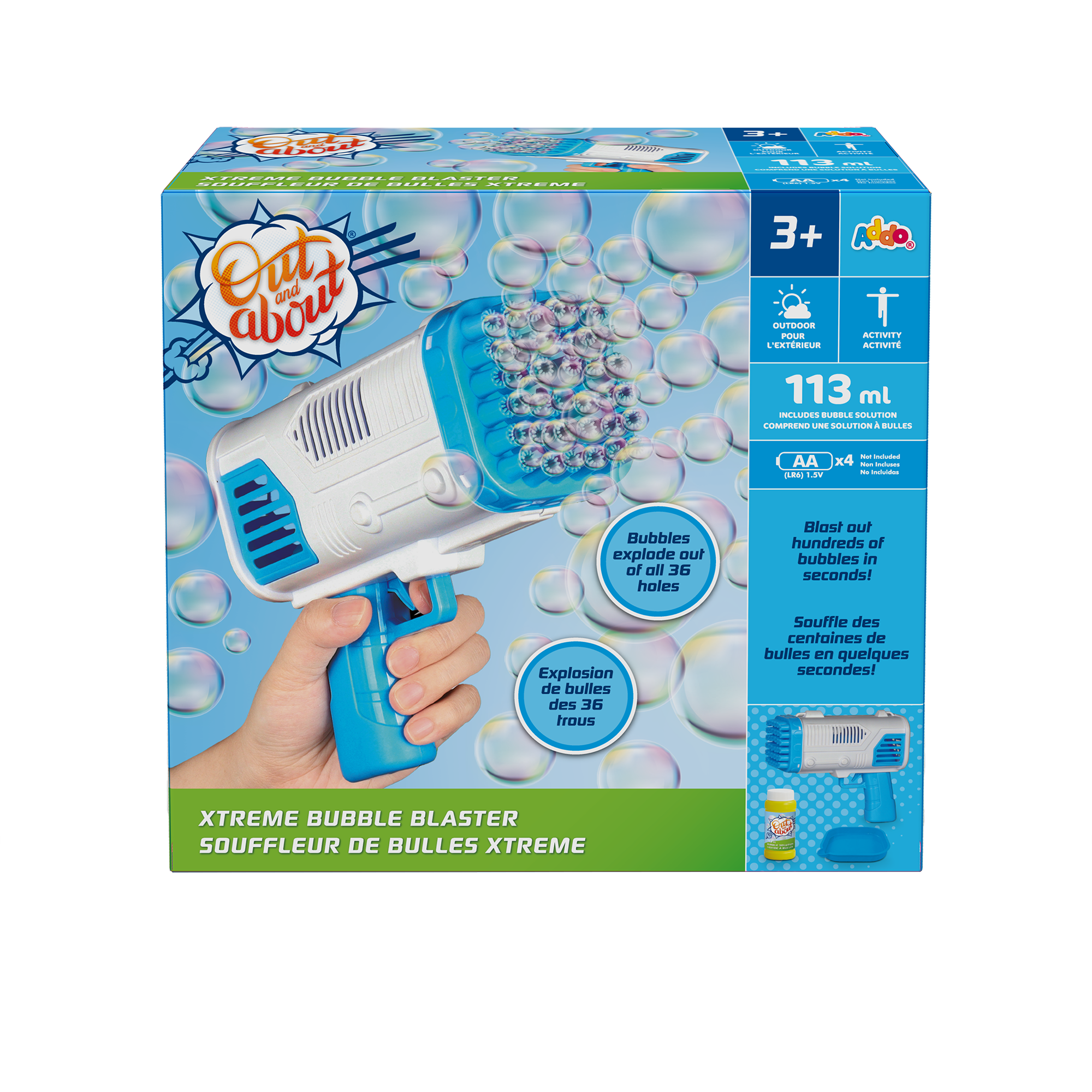 ADDO Out and About Bubble X Blaster Blue
