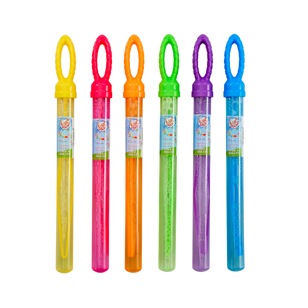 Addo Out and About Bubble Sword - Giant Bubble Wand Includes 118ml Solution Assorted
