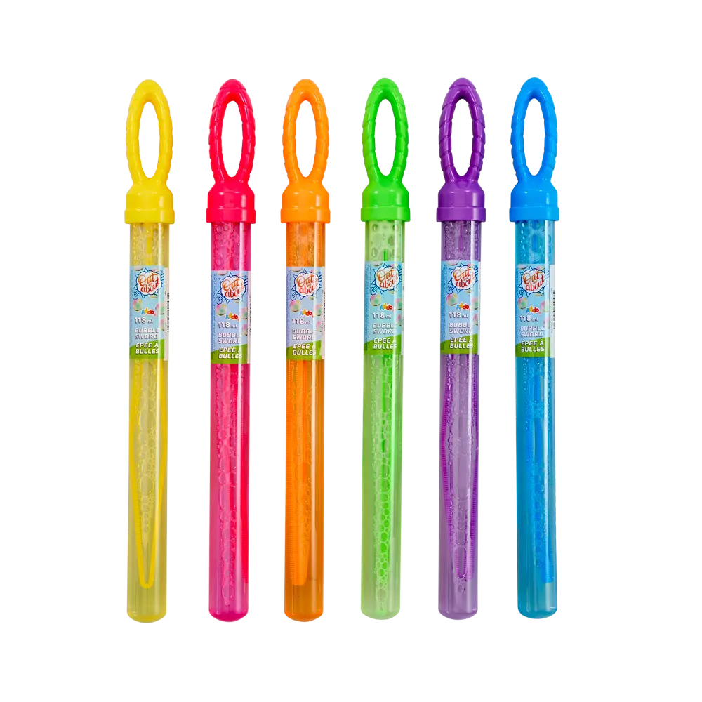 Addo Out and About Bubble Sword - Giant Bubble Wand Includes 118ml Solution Assorted