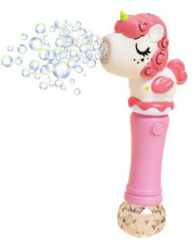 Out & About Bubbles Unicorn Bubble Wand for Ages 3-5