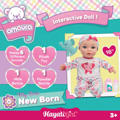 Hayati Baby My First Newborn 16-Inch, 2 Assortment