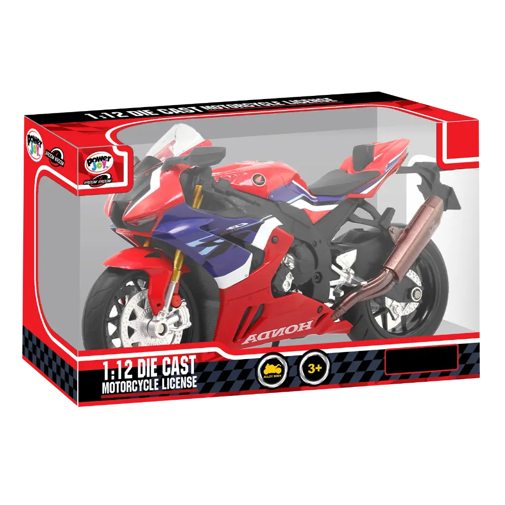 Vroom Diecast Motorcycle License 1/12 Assortment