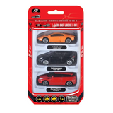 Power Joy Vroom Vroom Diecast Unif. Licensed 1/64 3-pieces