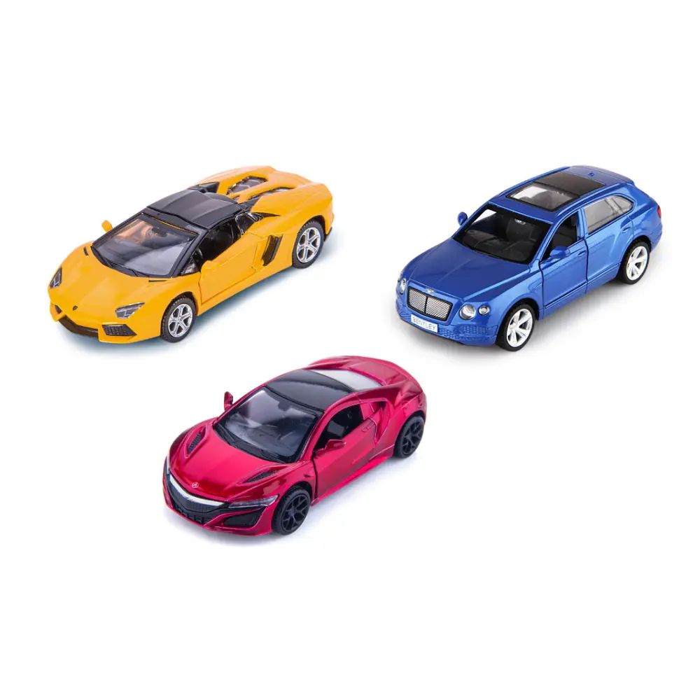 Power Joy Vroom Vroom Diecast Unif. Licensed 1/64 3-pieces