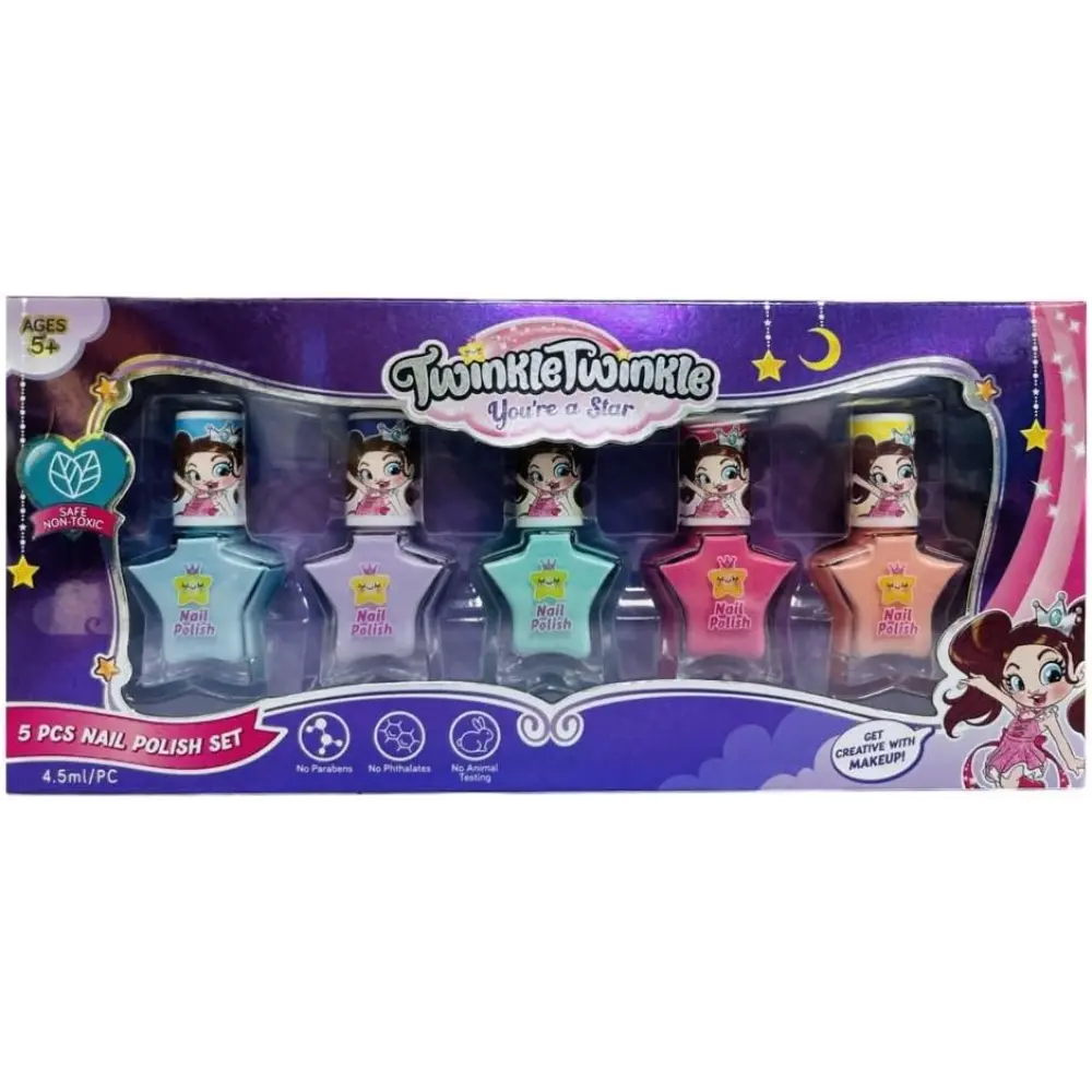 Twinkle Twinkle 5 Pcs Nail Polish Set