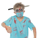 Madtoys Zombie Fake Knife Headband Halloween Horror Costume Accessory & Scary Party Prop