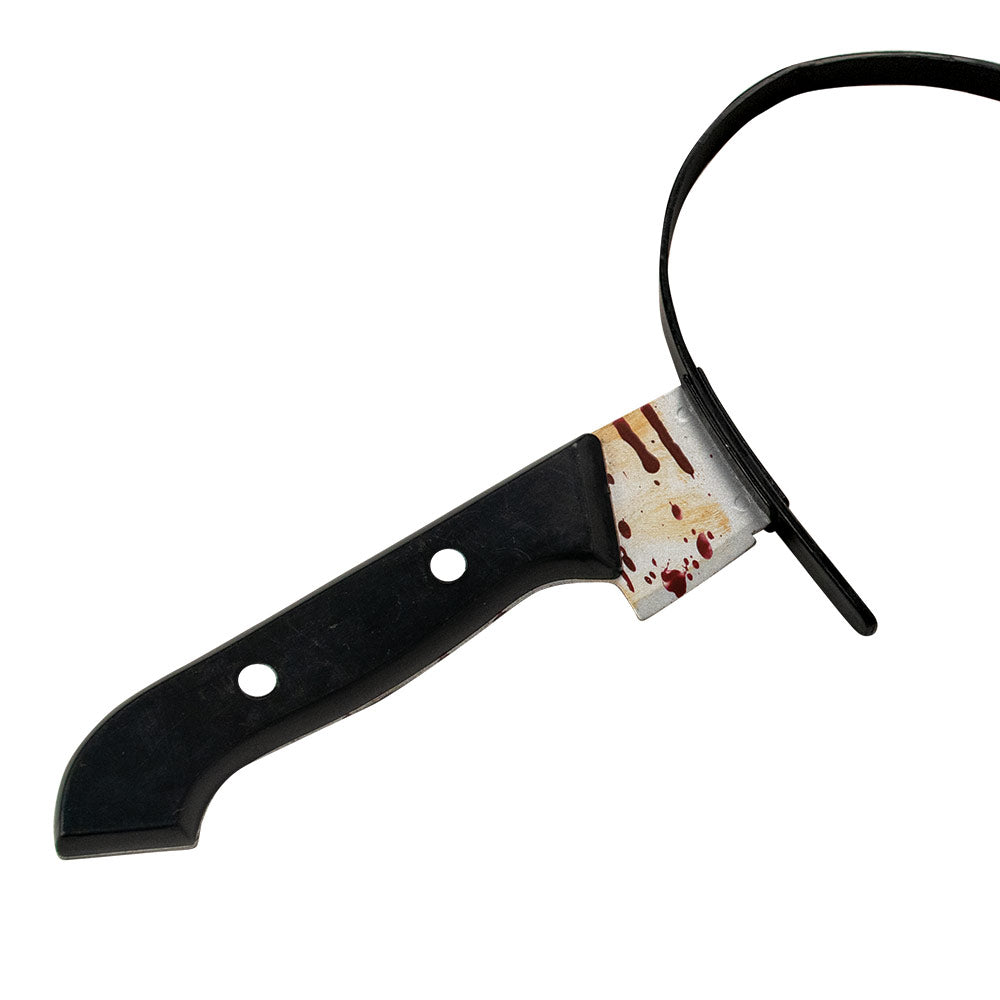Madtoys Zombie Fake Knife Headband Halloween Horror Costume Accessory & Scary Party Prop