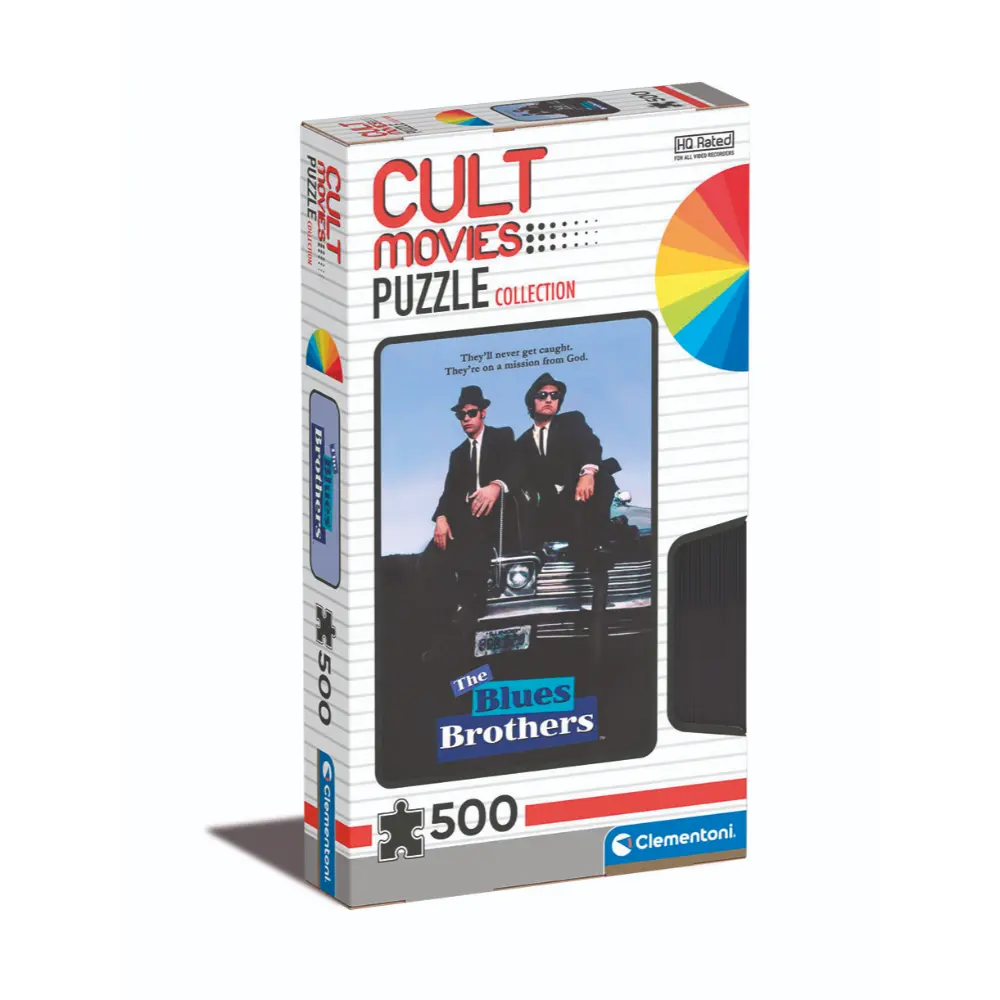 Clementoni Puzzle The Blues Brothers-Cult Movie 500-pieces