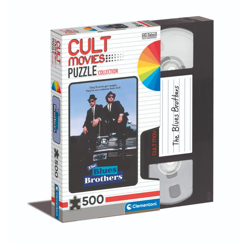 Clementoni Puzzle The Blues Brothers-Cult Movie 500-pieces