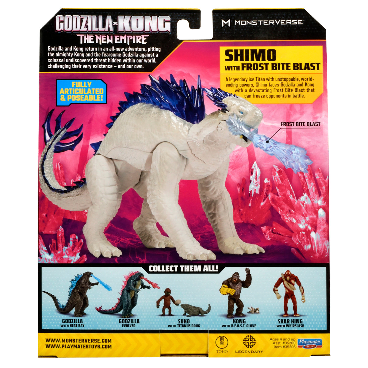 Godzilla x Kong: The New Empire 6-Inch Action Figure - Assorted Collectible Monster Toys for Kids