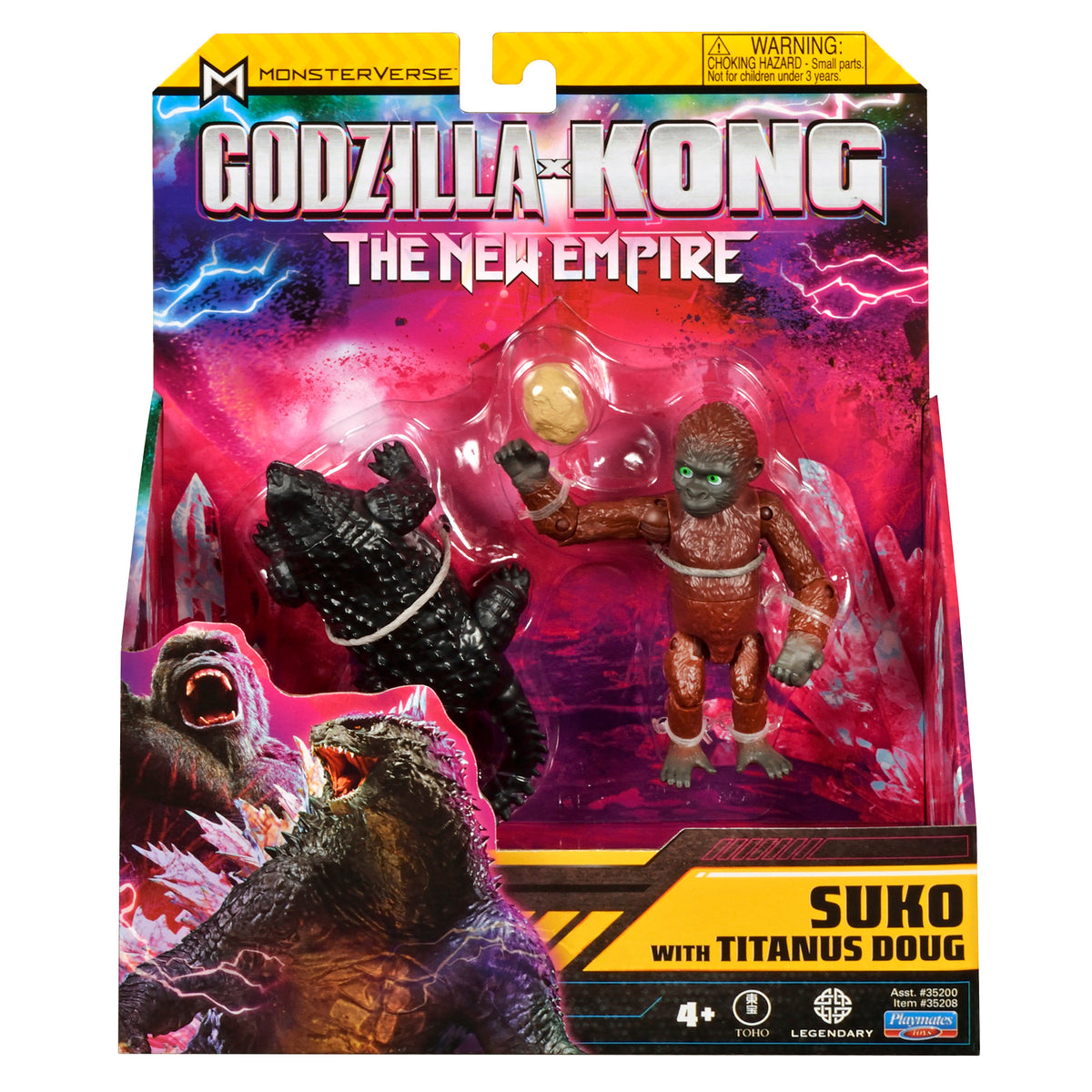 Godzilla x Kong: The New Empire 6-Inch Action Figure - Assorted Collectible Monster Toys for Kids