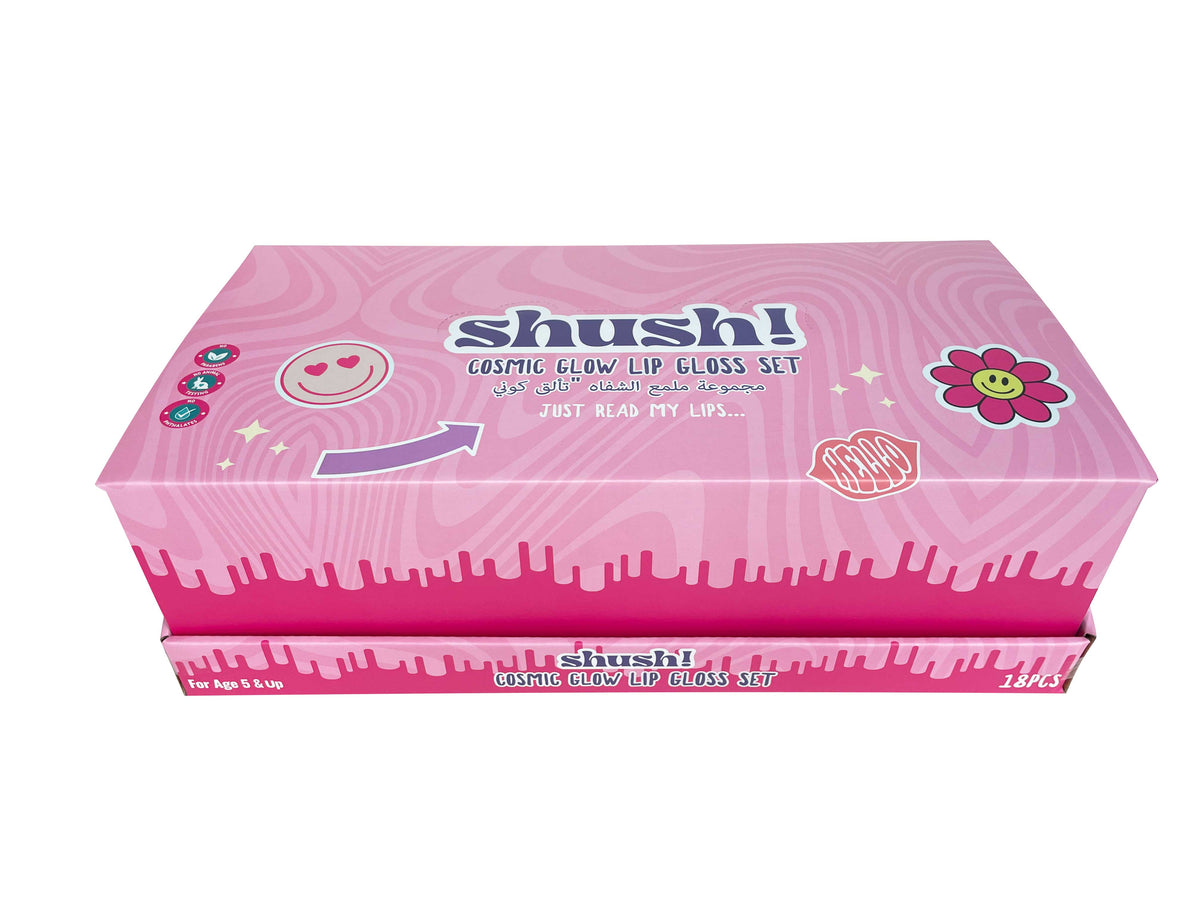 Shush Cosmic Glow Lip Gloss Set for Kids