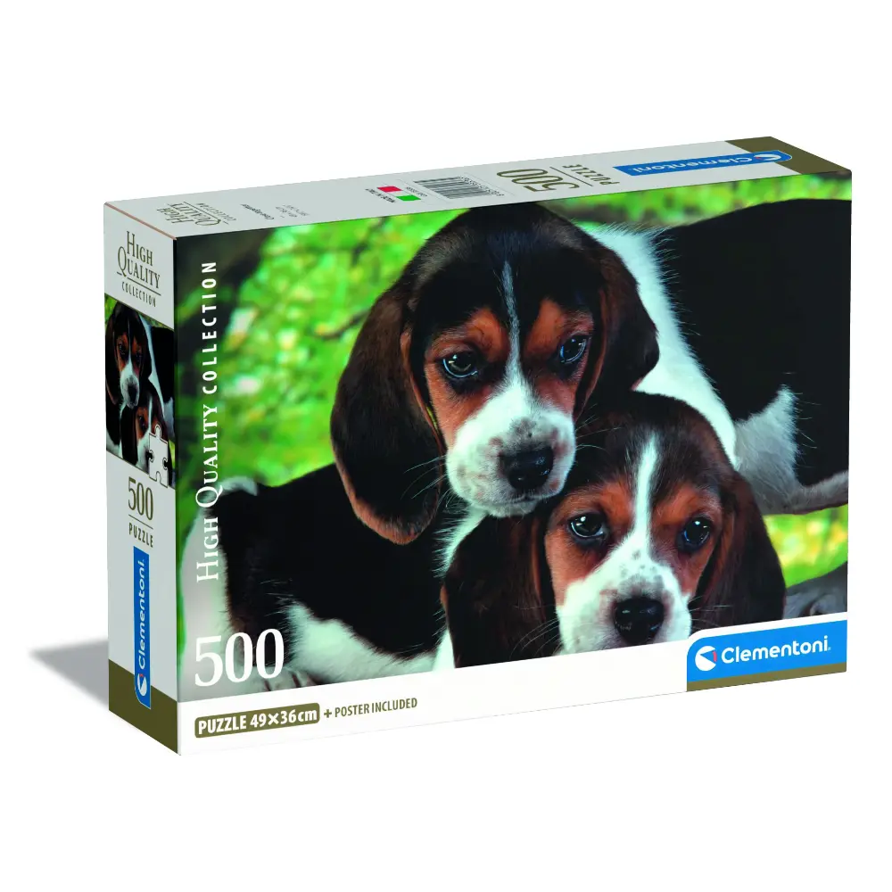 Clementoni Puzzle High Quality Collection Close Together with Poster 500-pieces
