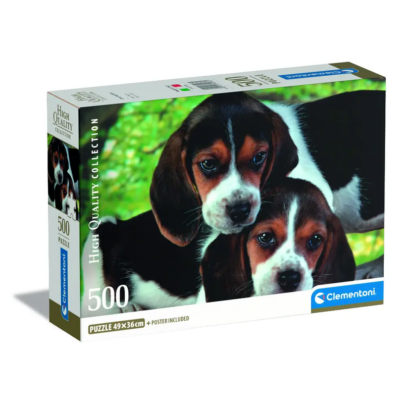 Clementoni Puzzle High Quality Collection Close Together with Poster 500-pieces