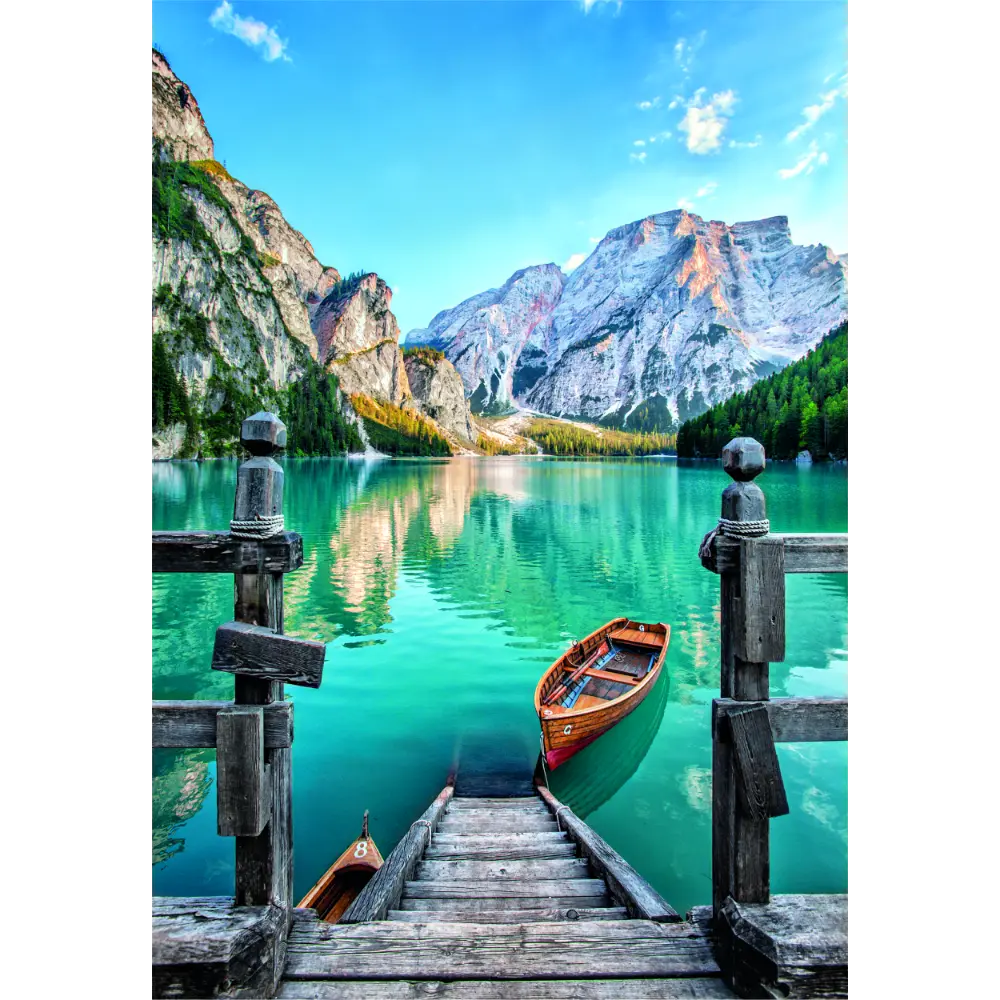 Clementoni Puzzle HQC Braise Lake+Poster 500pcs
