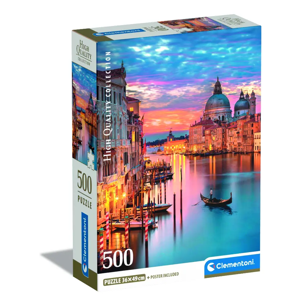 Clementoni Puzzle HQC Venice+Poster 500pcs