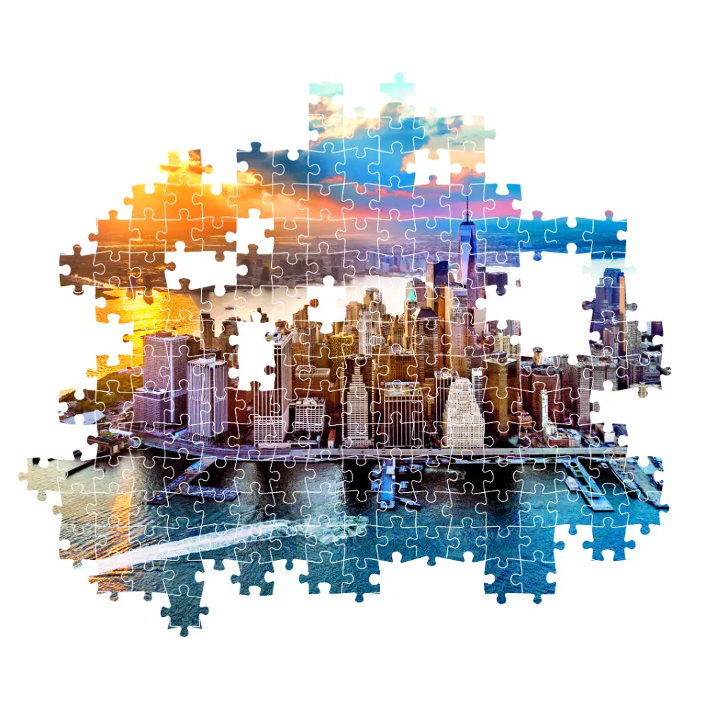 Clementoni Puzzle HQC New York+Poster 500pcs