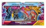 Monsterverse Titans vs Titans Battle 5 Pack Action Figure Set for Kids