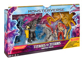Monsterverse Titans vs Titans Battle 5 Pack Action Figure Set for Kids