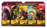 Monsterverse Titans vs Titans Battle 5 Pack Action Figure Set for Kids