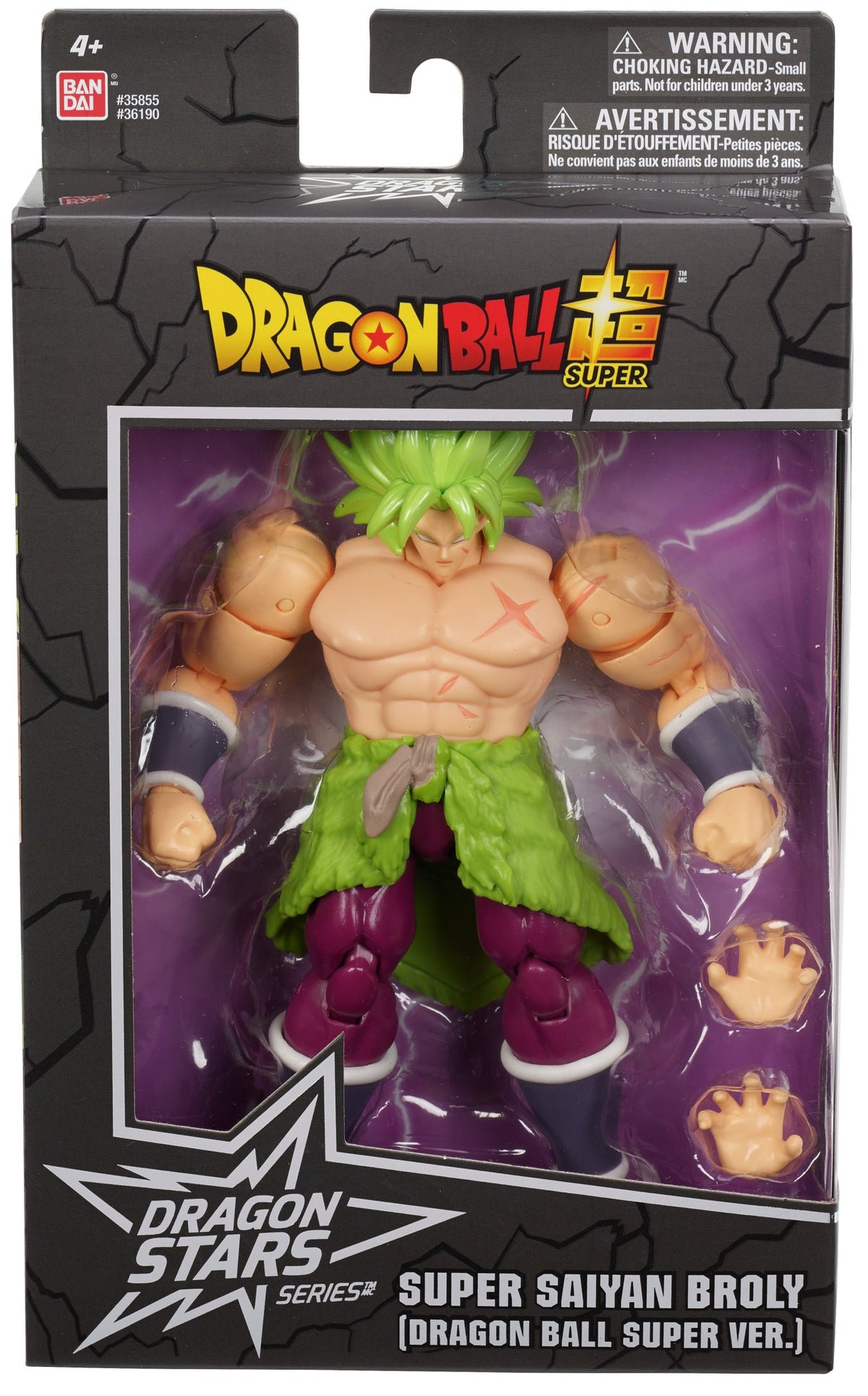 Dragonball Stars Super Saiyan Broly Action Figure 6.5 - Inch