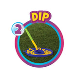 Gazillion Mega-Zillion Bubble Wand Toy for Kids with 2 Bottles 8oz Solution