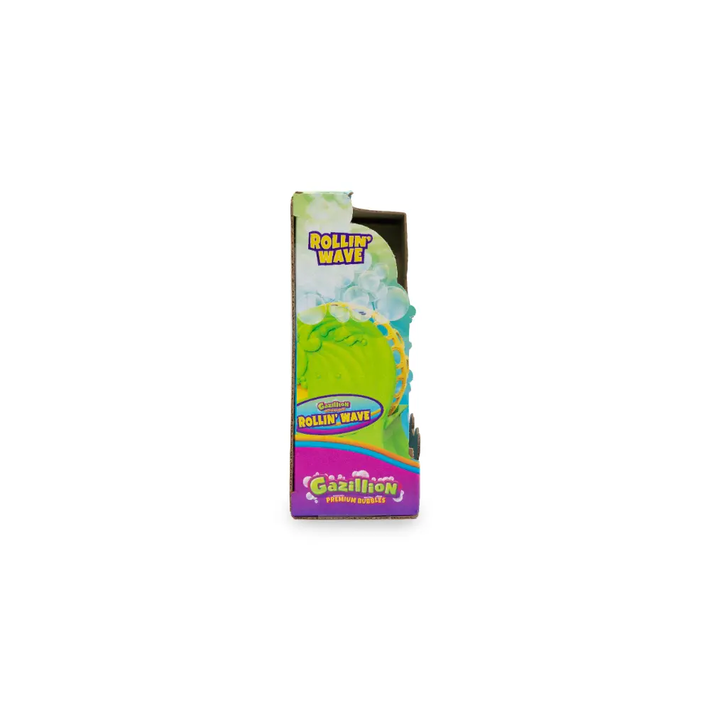 Gazillion Bubbles Rollin’ Wave - High Performance Automatic Bubble Machine with 4oz Solution