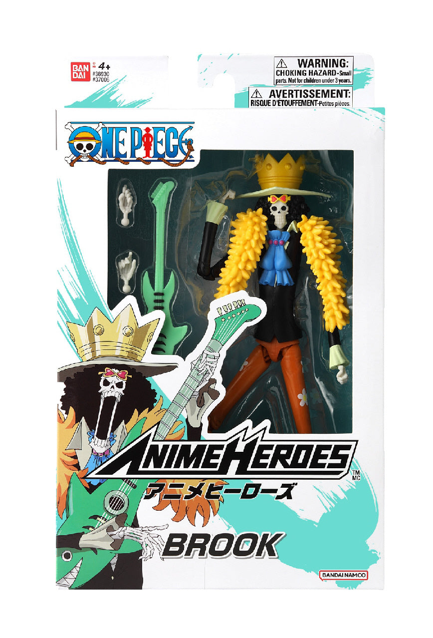 Anime Heroes One Piece Brook 7 Inch Action Figure Official Anime Collectible Toy