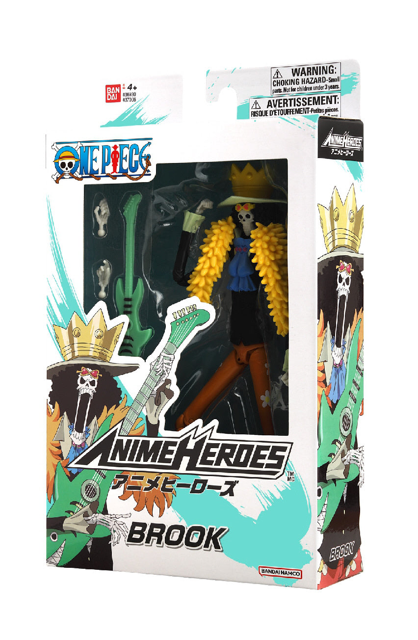 Anime Heroes One Piece Brook 7 Inch Action Figure Official Anime Collectible Toy