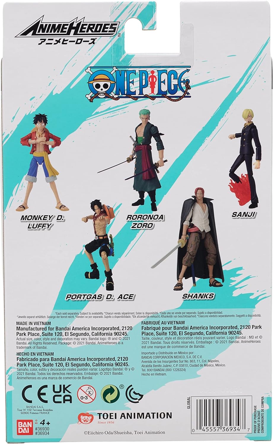 One Piece Portgas D Ace 6.5-Inches Anime Figures