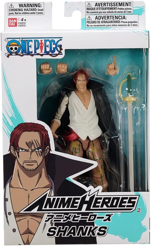 One Piece Shanks 6.5-Inches Anime Figures