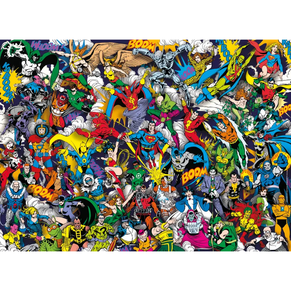 Clementoni Puzzle Imposible Dc Comics 1000Pcs