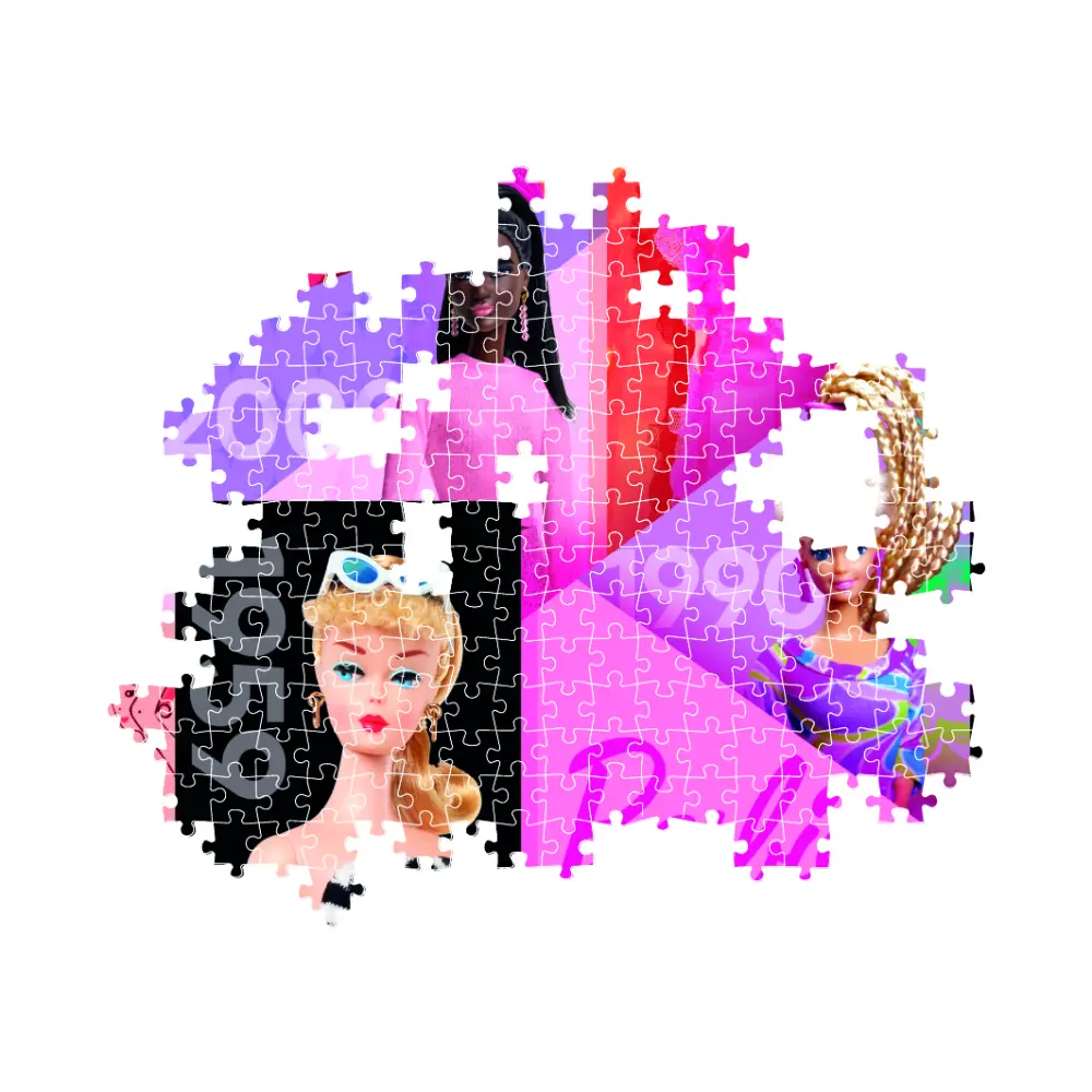 Clementoni Puzzle Barbie 65yrs+Poster 1000pcs