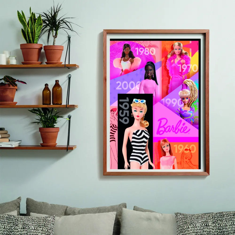 Clementoni Puzzle Barbie 65yrs+Poster 1000pcs