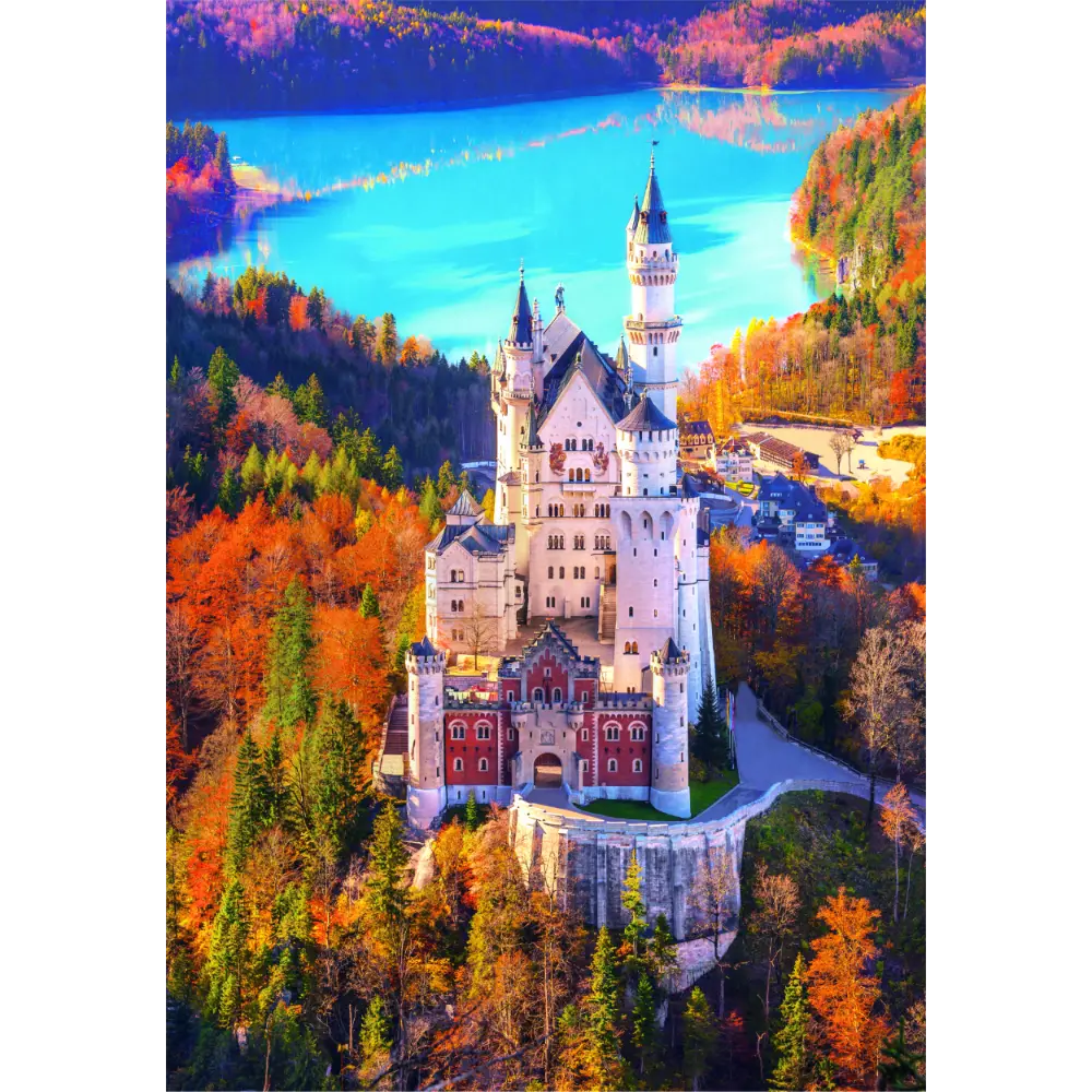 Clementoni Puzzle Neuschwastein+Poster 1000pcs