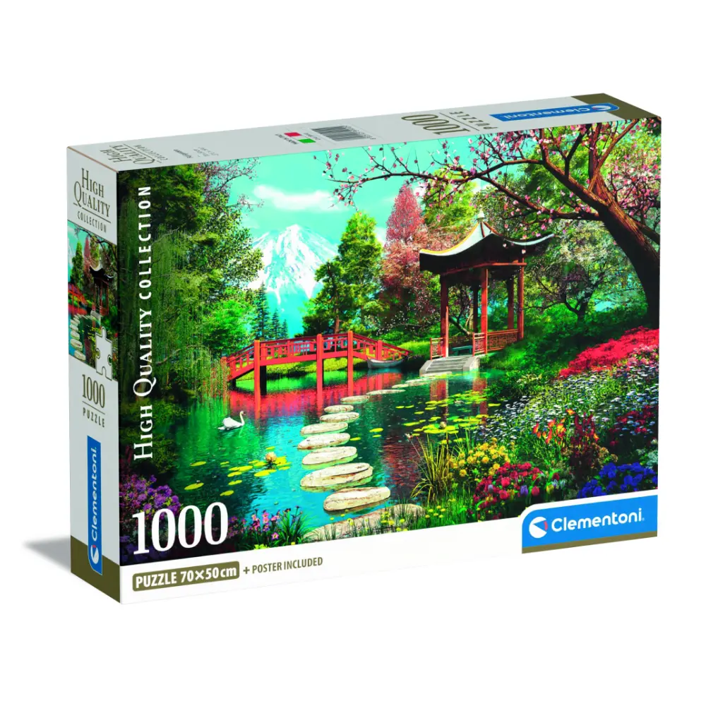Clementoni Puzzle HQC Fuji Garden+Poster 1000pcs