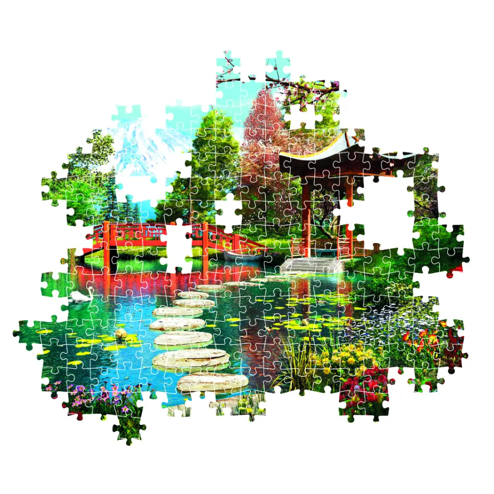 Clementoni Puzzle HQC Fuji Garden+Poster 1000pcs