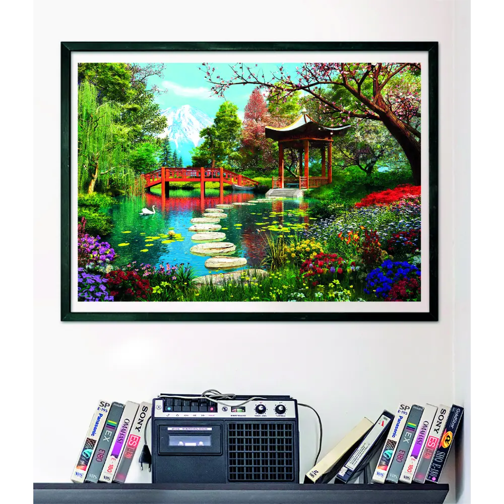 Clementoni Puzzle HQC Fuji Garden+Poster 1000pcs