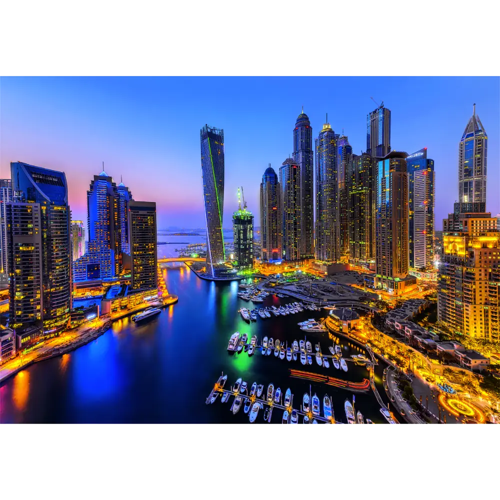 Clementoni Puzzle HQC Dubai Marina+Poster 1000pcs
