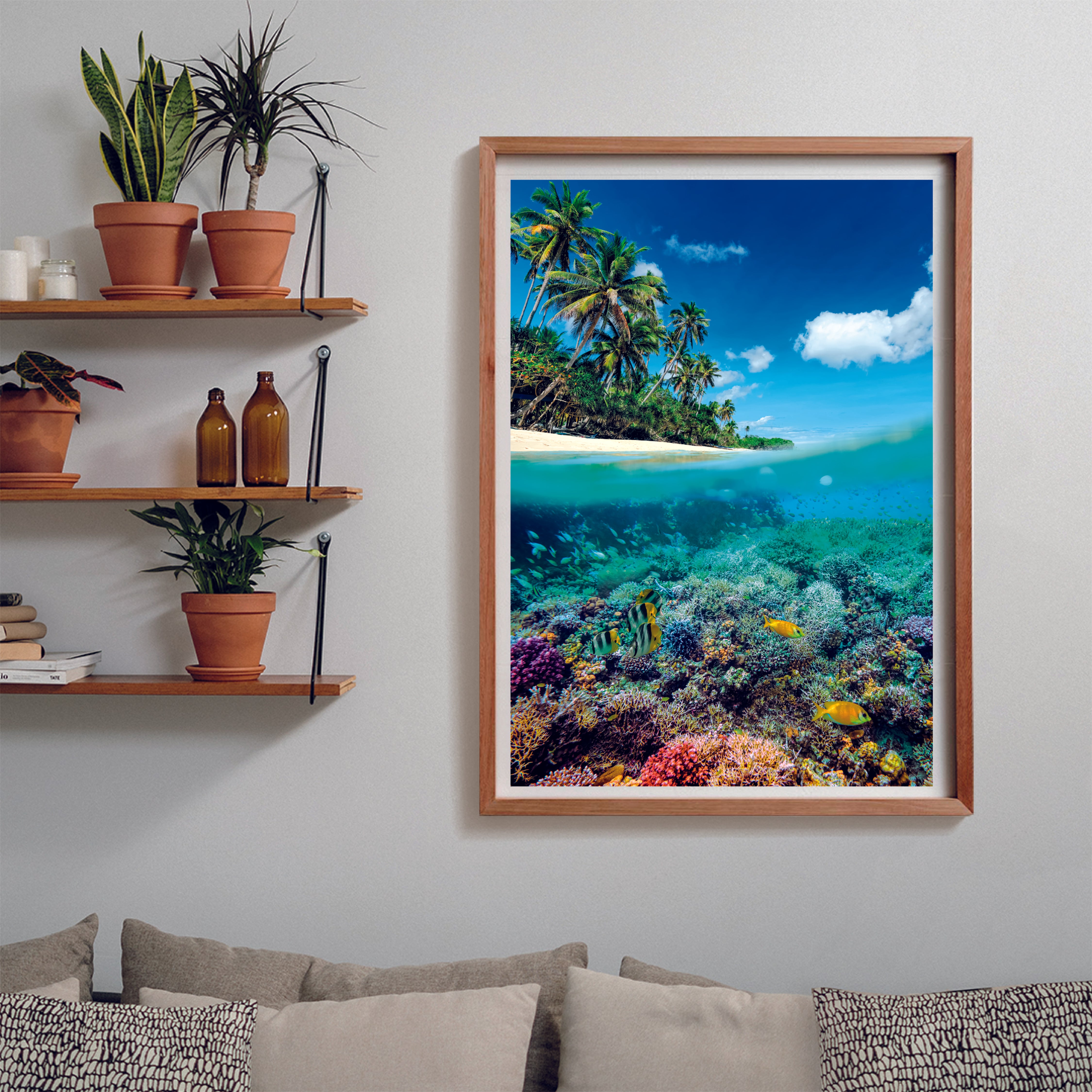 Clementoni 1000 Pcs Puzzle Summer Paradise + Poster