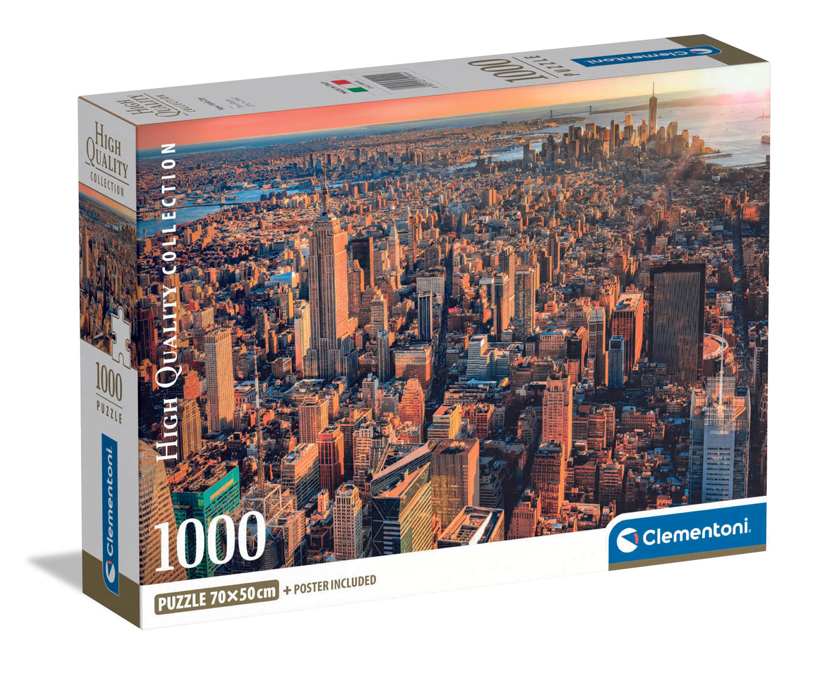 Clementoni  1000Pcs Puzzle New York City + Poster